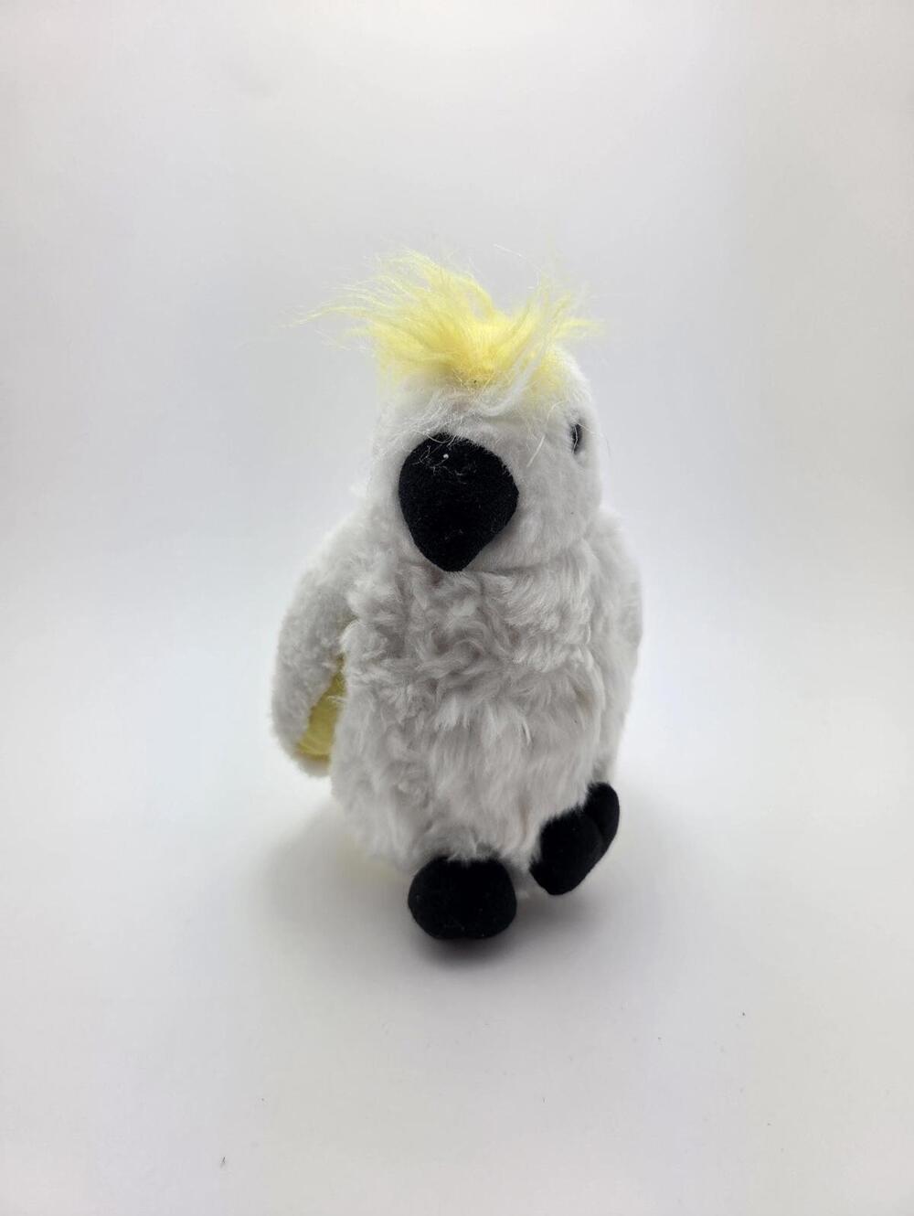 Wild Republic K&M International Yellow and White Bird Plush, Vintage
